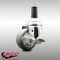 Service Caster 3 Inch 316SS Thermoplastic Rubber Swivel 1 Inch Expanding Stem Caster Brake SCC-SS316EX20S314-TPRB-TLB-1 - alternate 3